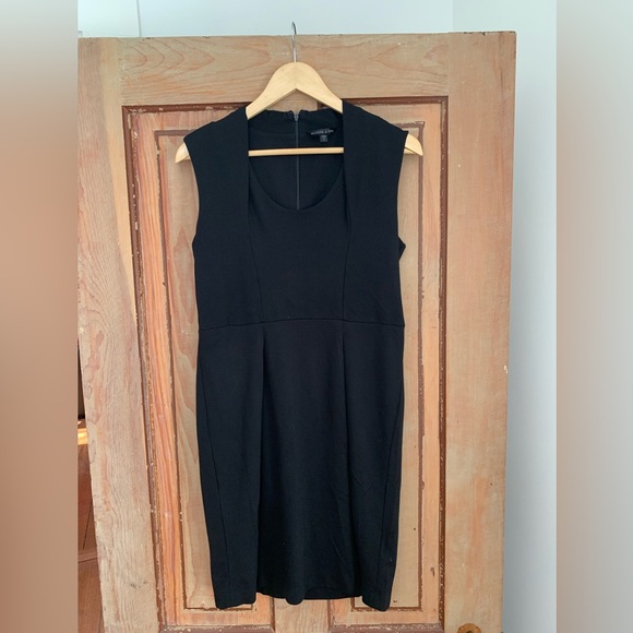 Felicity & Coco (Anthropologie) | black structured hourglass dress | sz XL - Picture 1 of 7